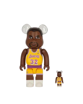 100%   400% Magic Johnson Be@rbrick Multicolor