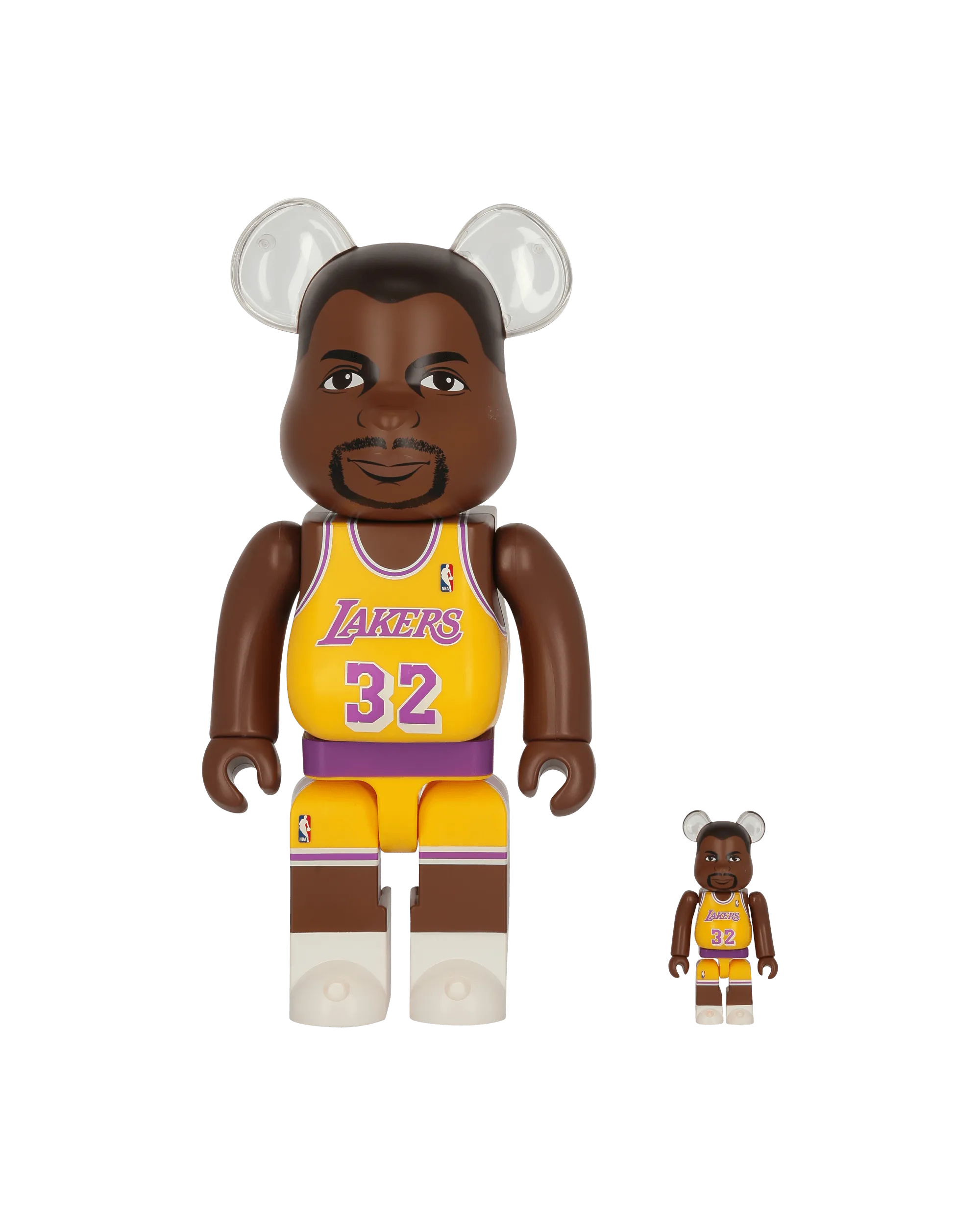 100%   400% Magic Johnson Be@rbrick Multicolor