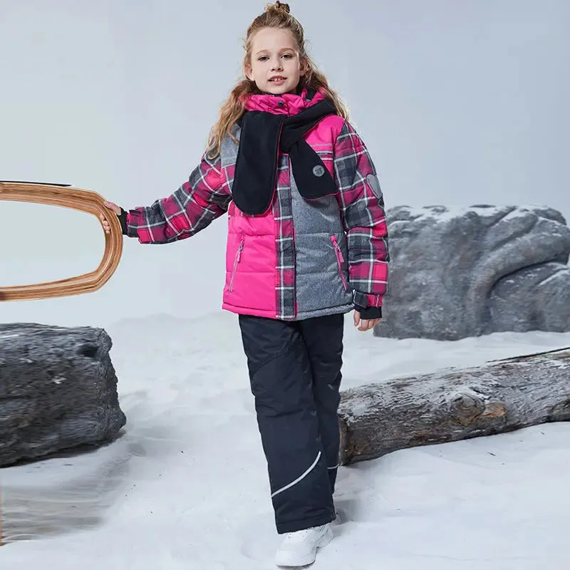 2025 Winter Outdoor Snow Jacket & Bibs Pants for Children