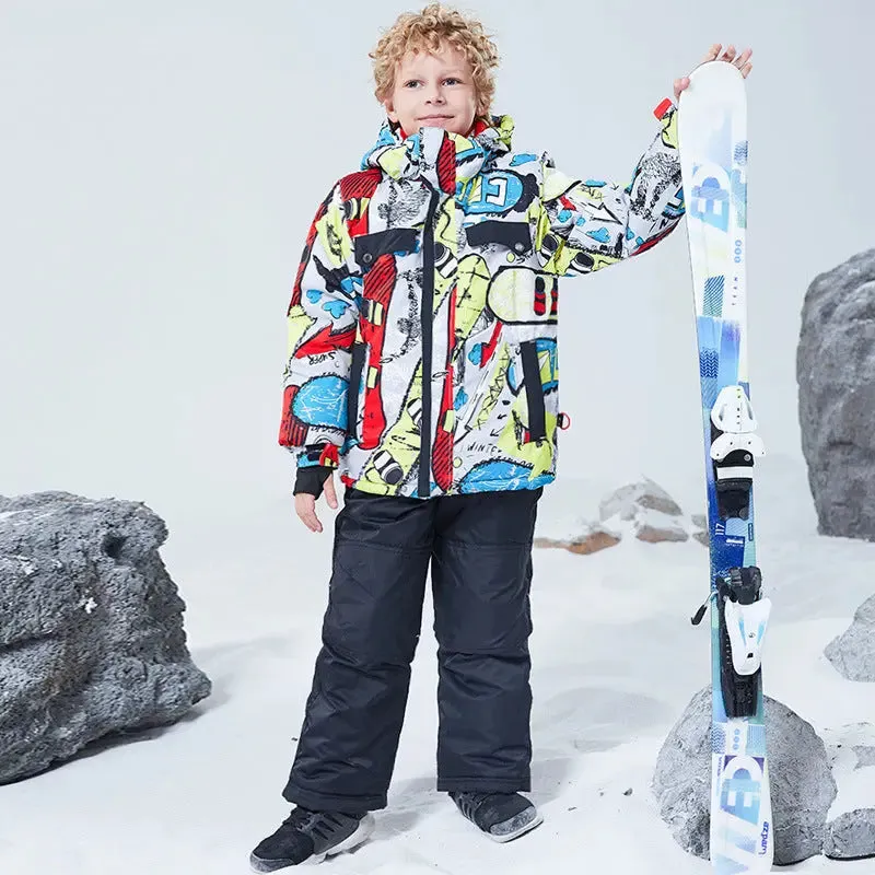 2025 Winter Outdoor Snow Jacket & Bibs Pants for Children