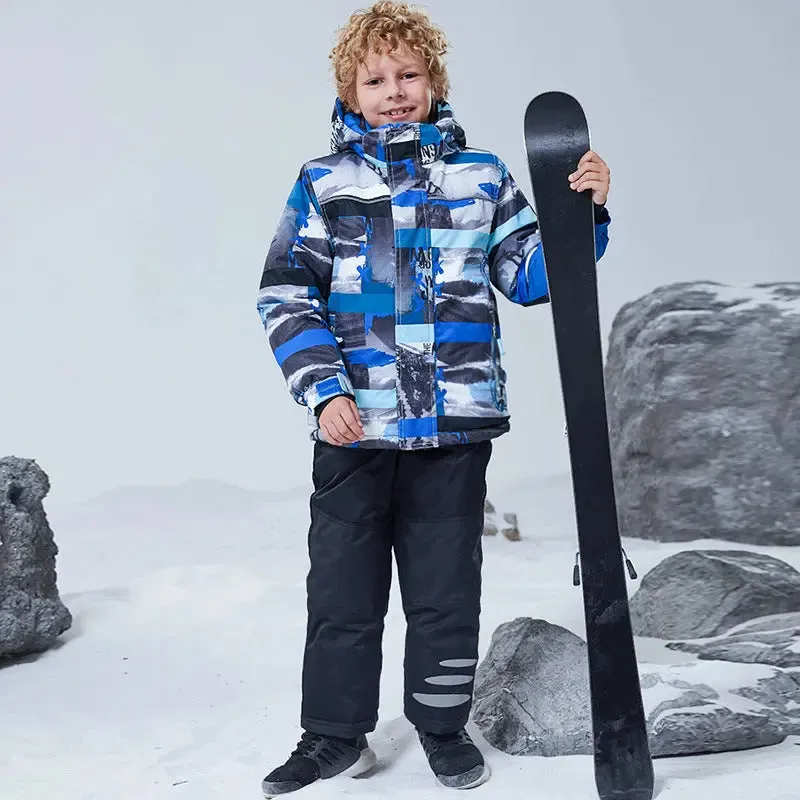 2025 Winter Outdoor Snow Jacket & Bibs Pants for Children
