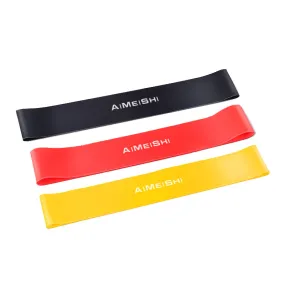 3Pcs/Set 20lb 30lb 40lb Yoga Resistance Bands Stretching Rubber Loop Exercise Pilates Fitness Equipment
