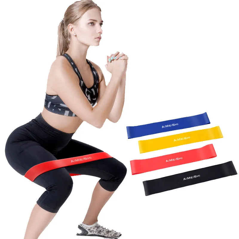 3Pcs/Set 20lb 30lb 40lb Yoga Resistance Bands Stretching Rubber Loop Exercise Pilates Fitness Equipment