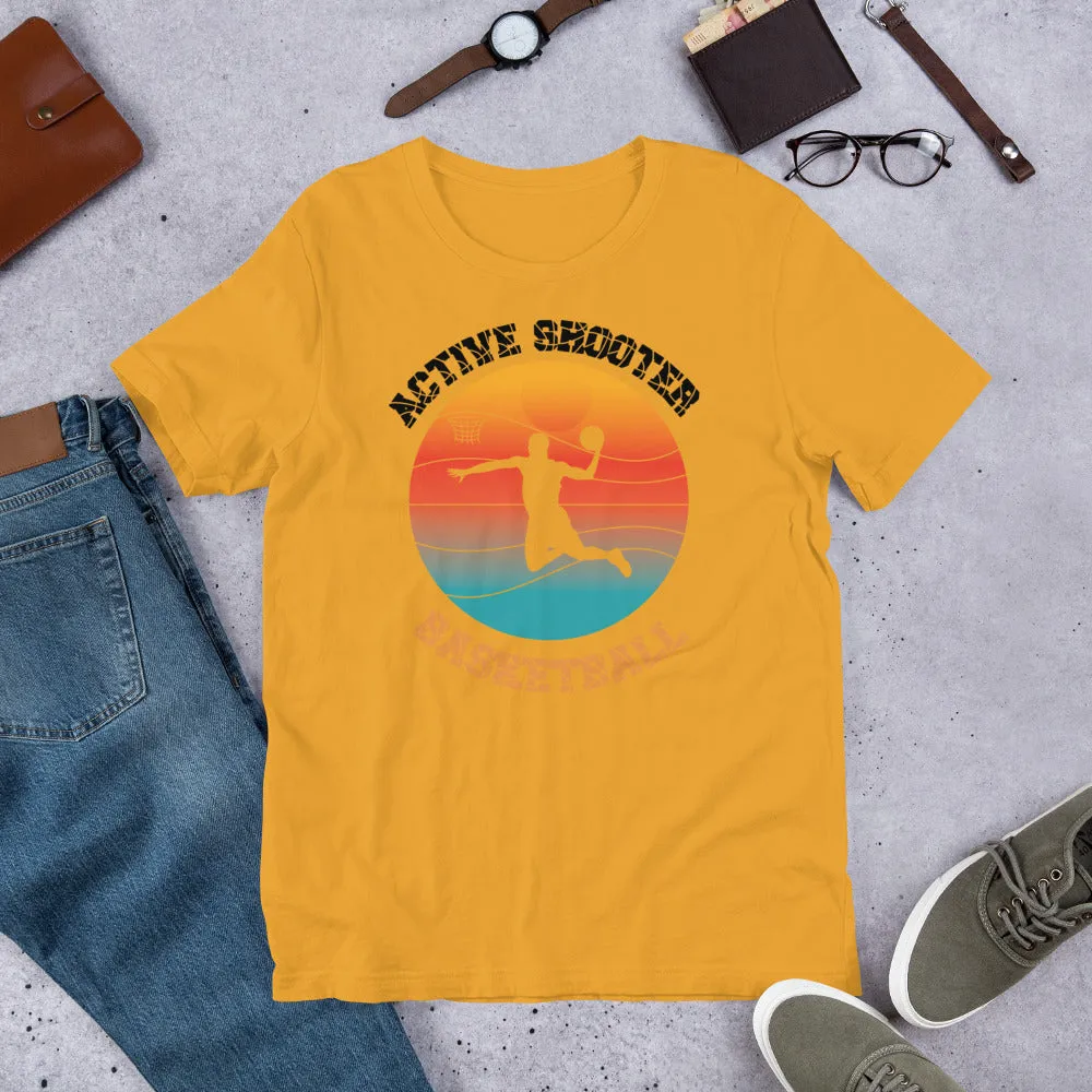 Active Shooter Basketball t shirt