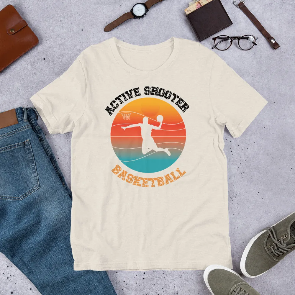 Active Shooter Basketball t shirt