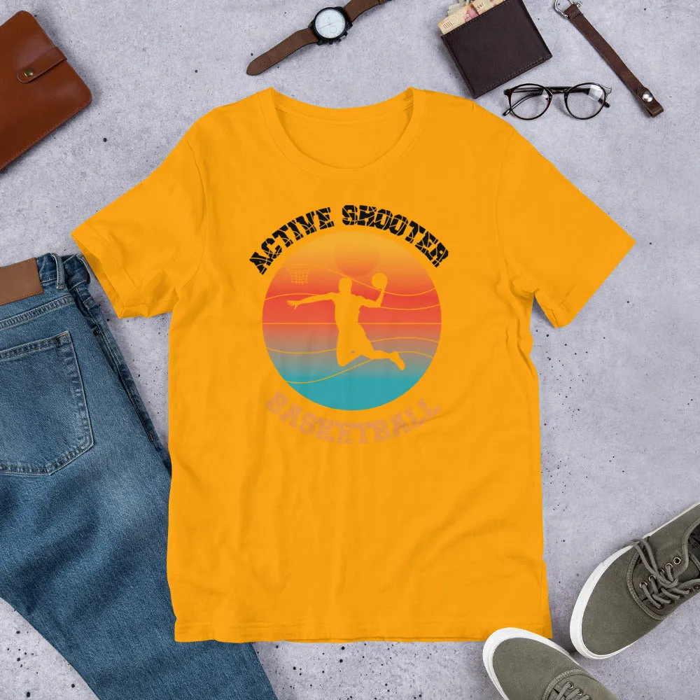 Active Shooter Basketball t shirt