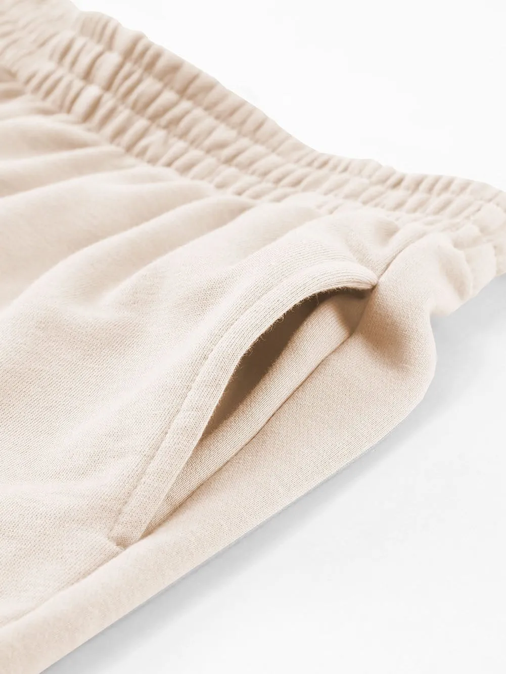 Apricot High Neck Henley Top and Shorts Set - Stylish Casual Outfit