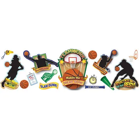 Basketball Bulletin Board Set  (D)
