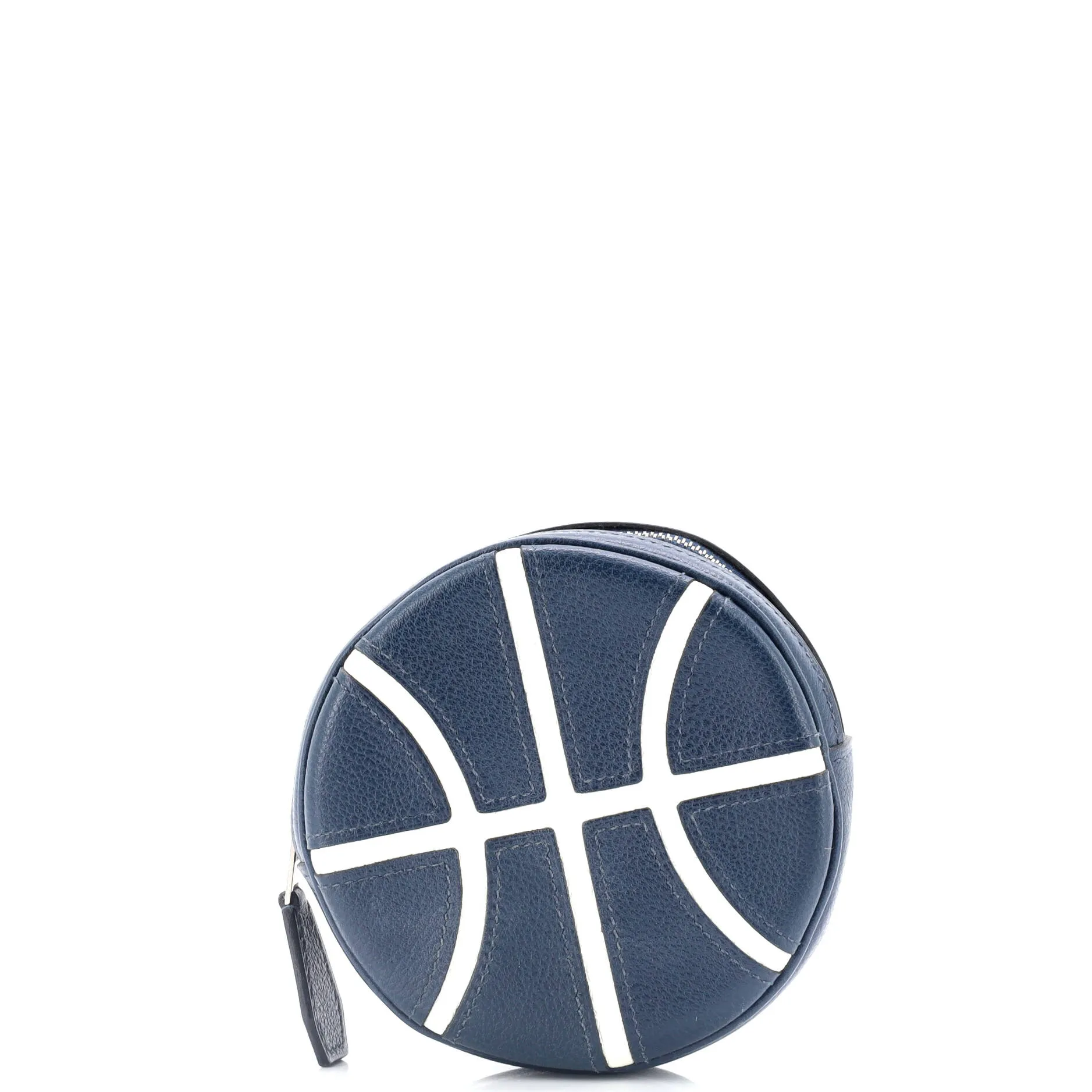 Basketball Change Purse Leather