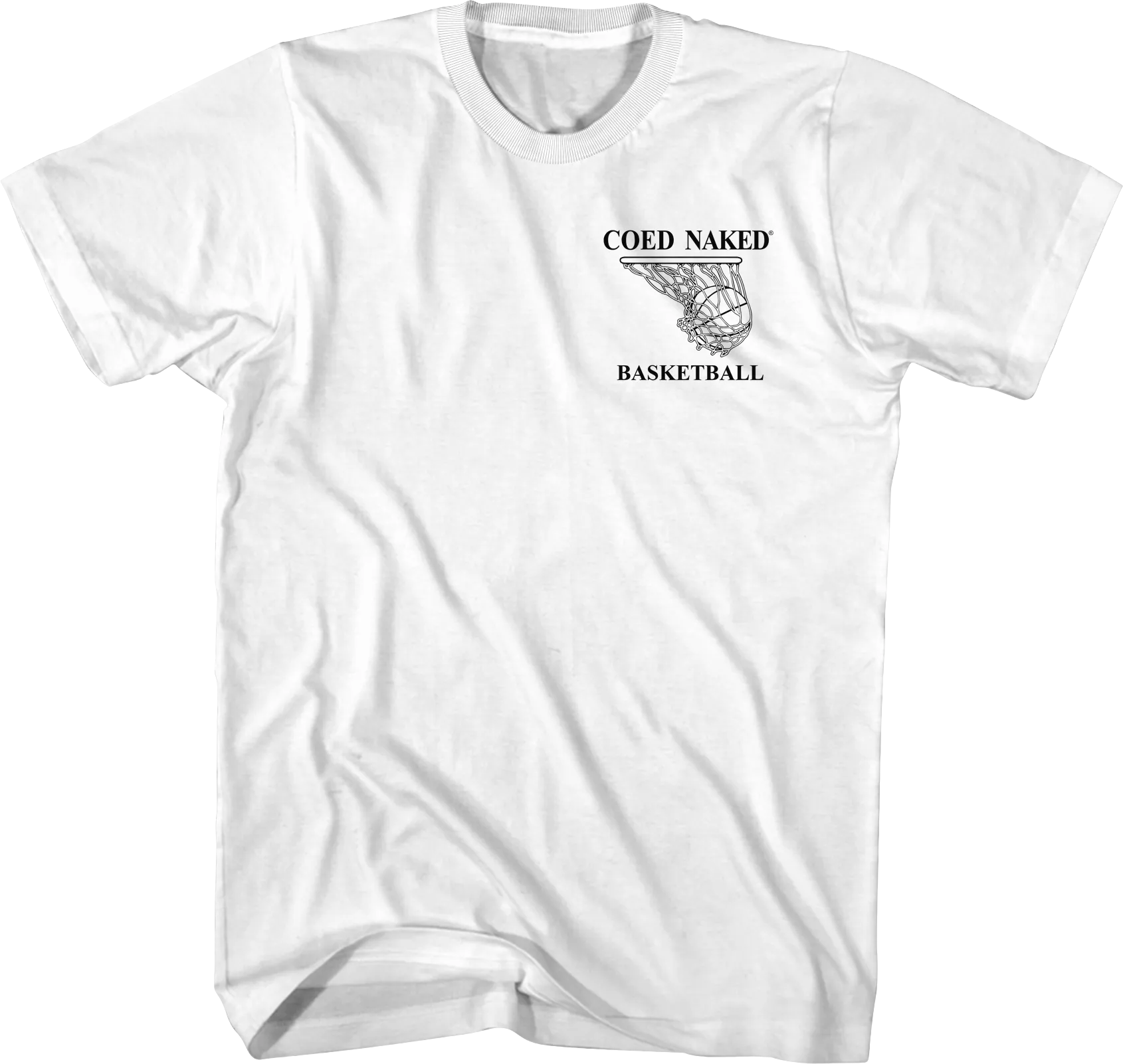 Basketball Coed Naked T-Shirt
