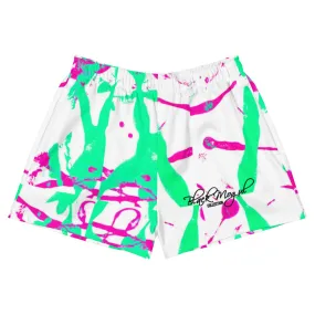 Black Mogul Drip Women's Athletic Short Shorts