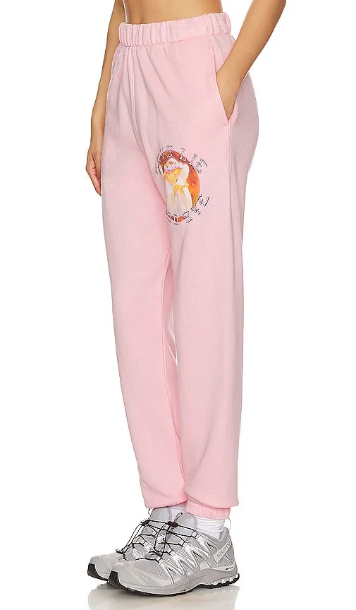 Boys Lie Goodbye Again Sweatpants in Rose