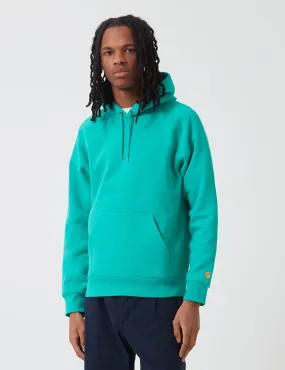 Carhartt-WIP Hooded Chase Sweatshirt - Yoda/Gold