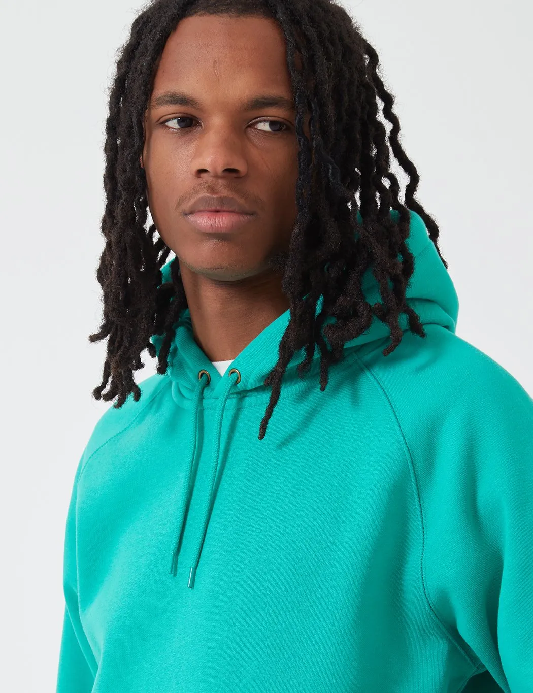 Carhartt-WIP Hooded Chase Sweatshirt - Yoda/Gold