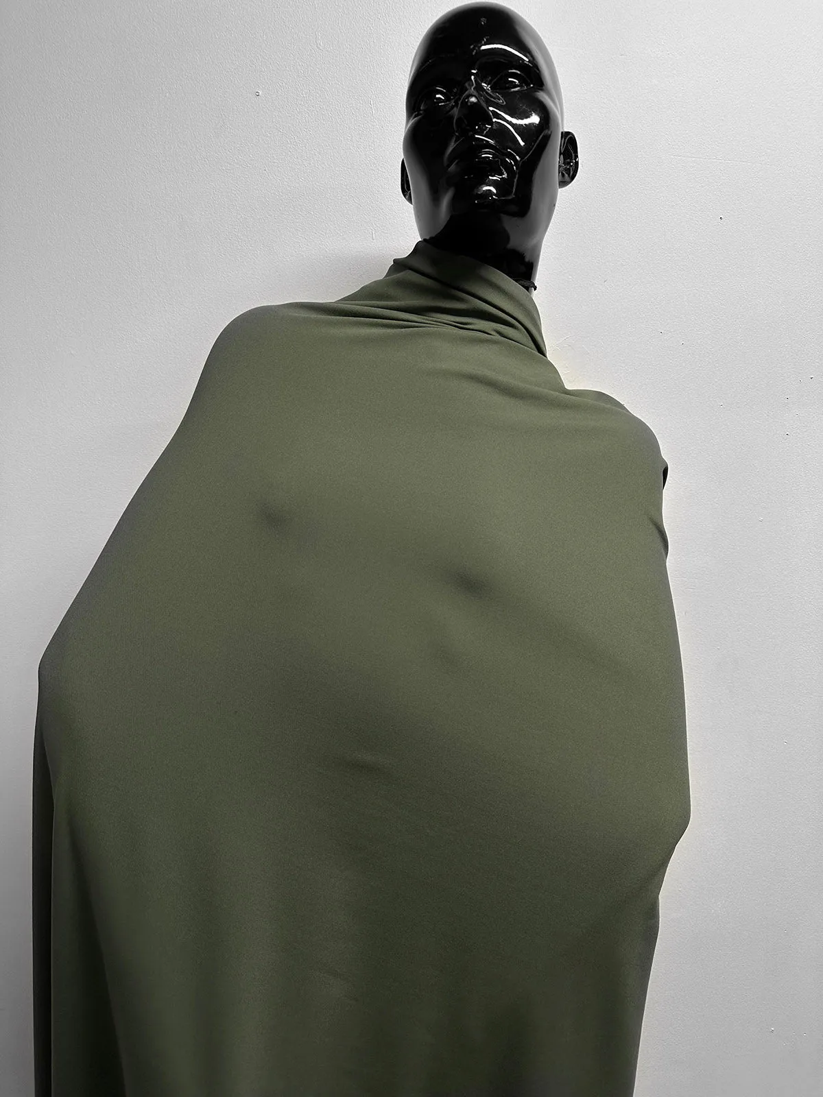Compression Double Knit Interlock in Olive