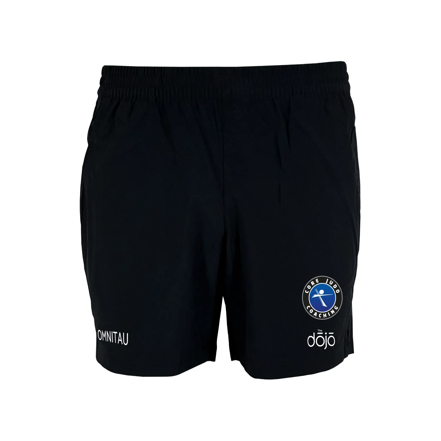 Core Judo Team Sports Training Shorts - Black