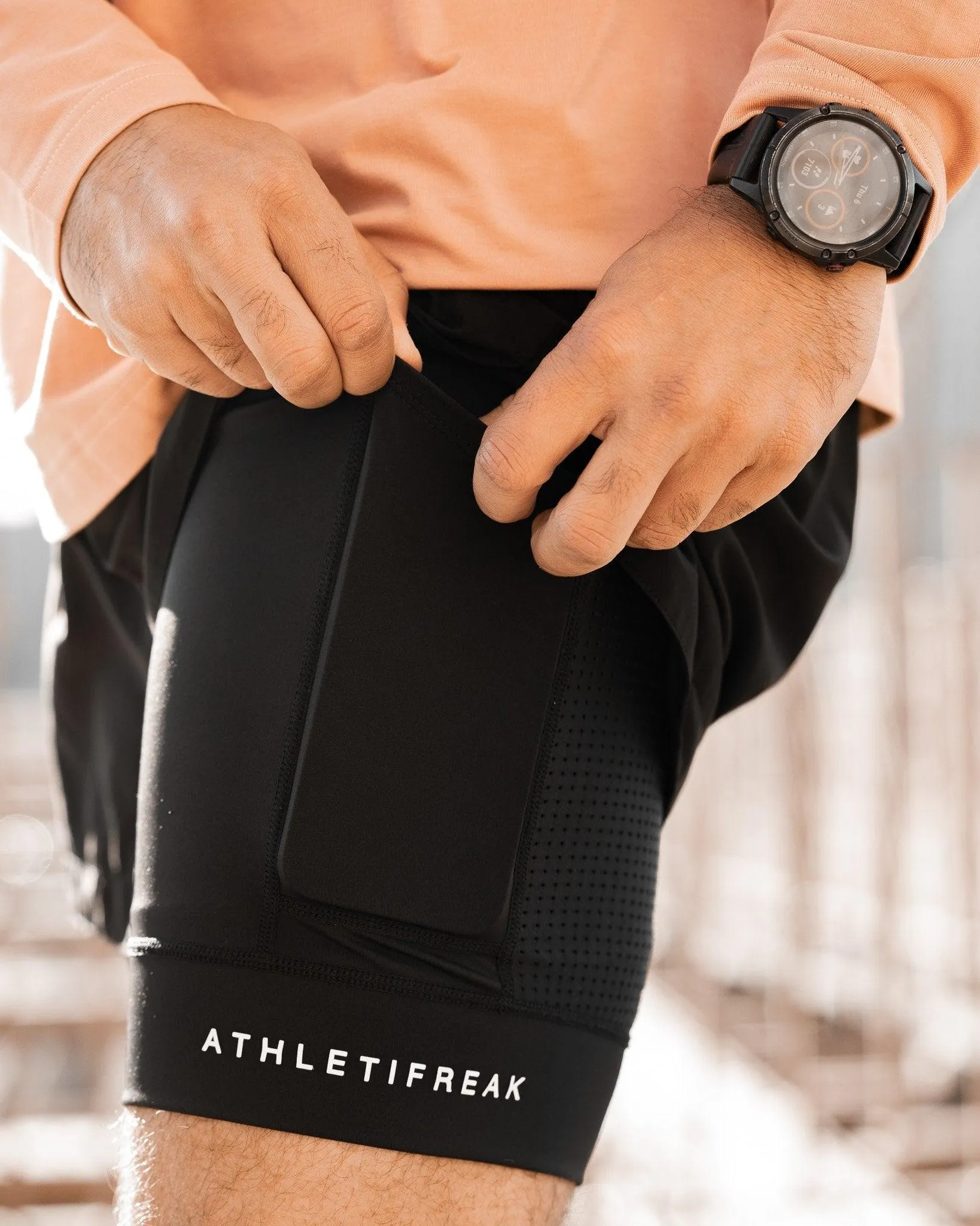 [CORE] Training Shorts 4" - Black/Black
