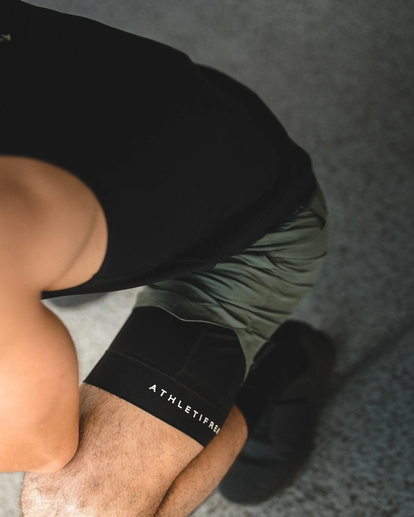 [CORE] Training Shorts 6" - Olive/Black