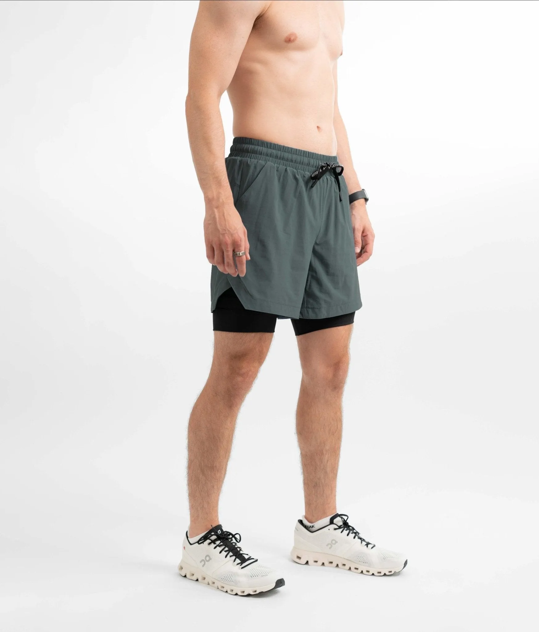 [CORE] Training Shorts 6" - Olive/Black