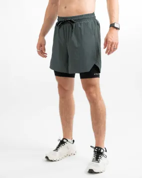 [CORE] Training Shorts 6" - Olive/Black