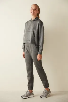 Dark gray melanj