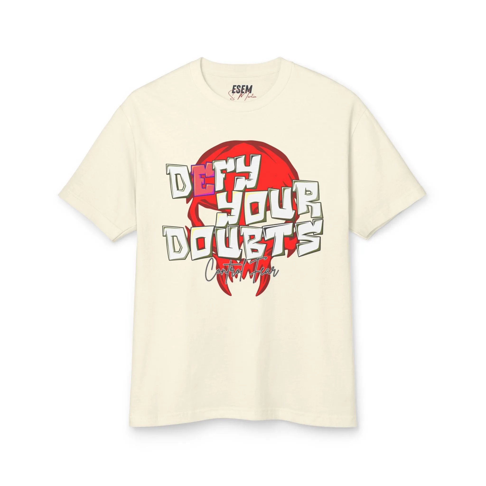 Defy Your Doubts - Unisex Garment-Dyed Heavyweight Cotton Tee