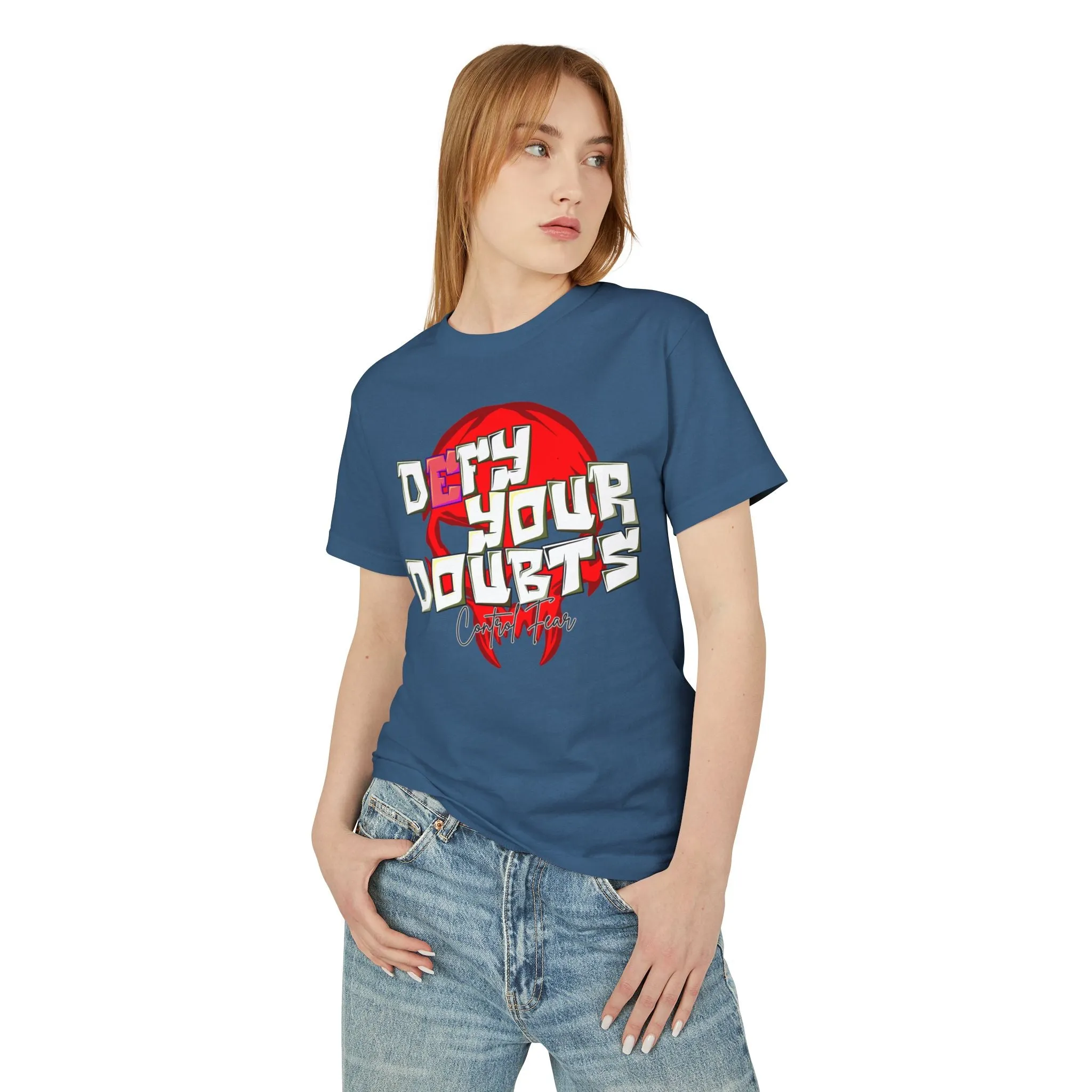Defy Your Doubts - Unisex Garment-Dyed Heavyweight Cotton Tee