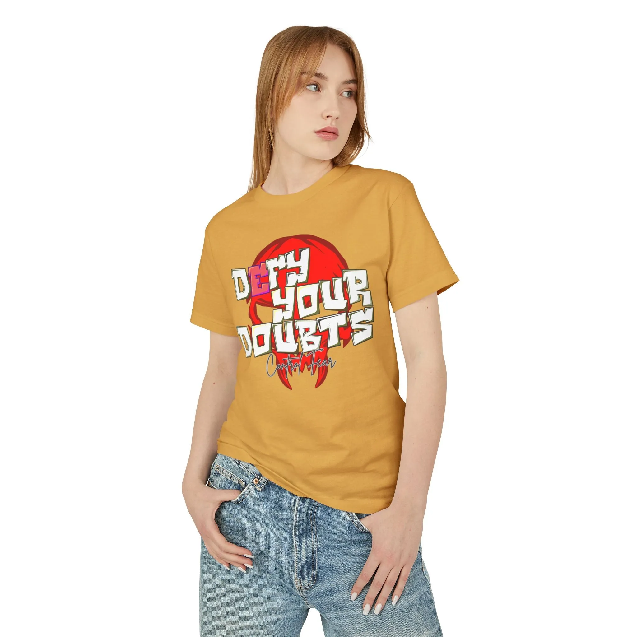 Defy Your Doubts - Unisex Garment-Dyed Heavyweight Cotton Tee