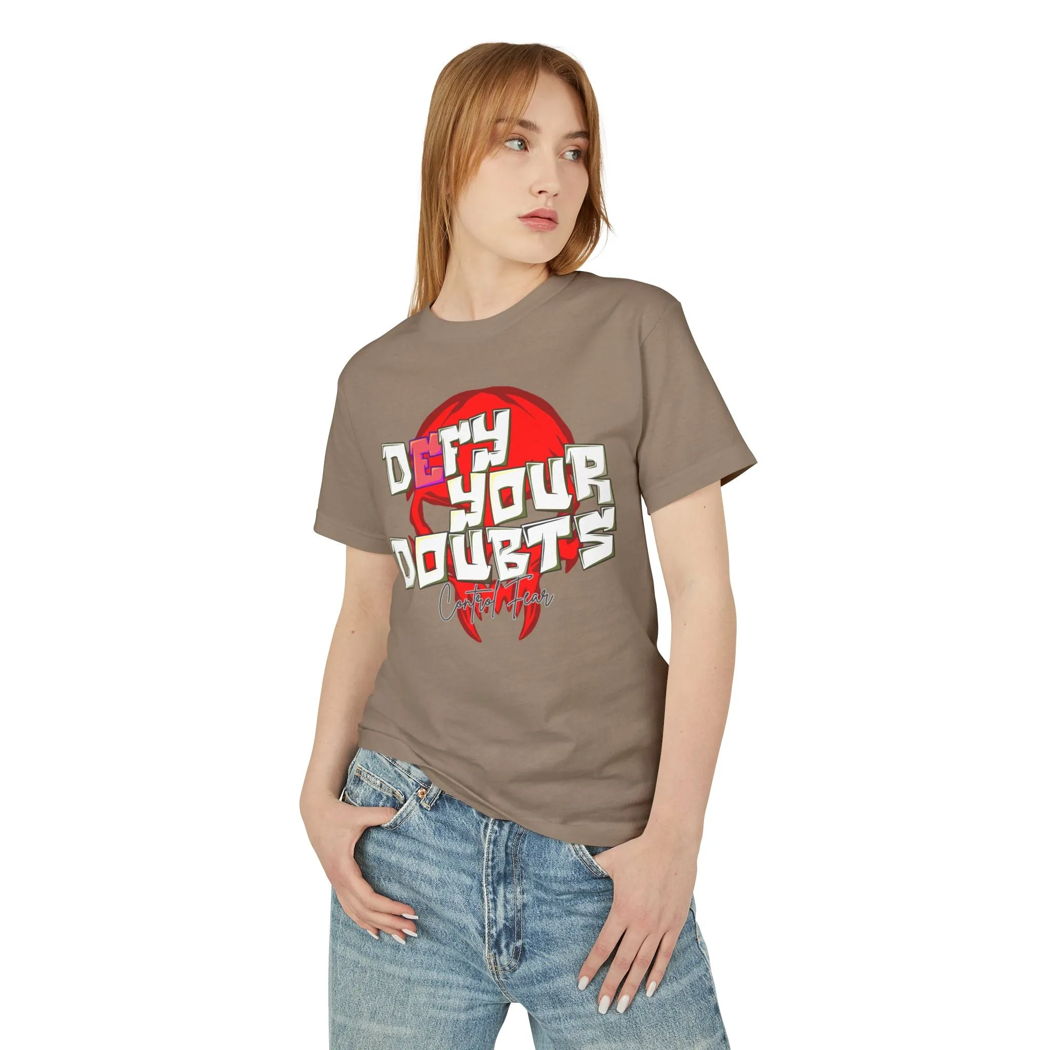 Defy Your Doubts - Unisex Garment-Dyed Heavyweight Cotton Tee