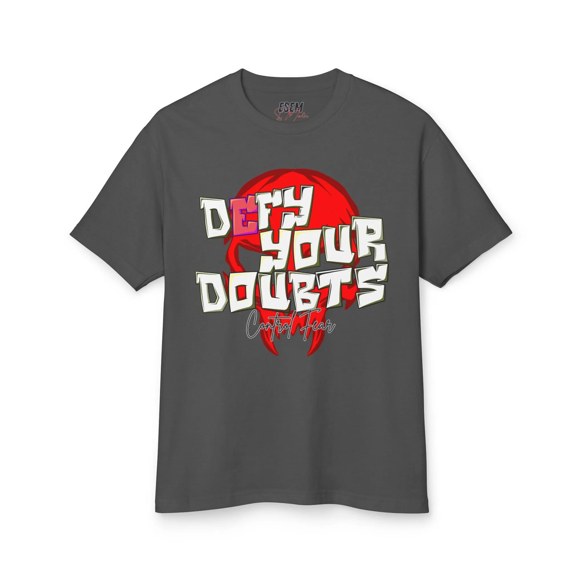 Defy Your Doubts - Unisex Garment-Dyed Heavyweight Cotton Tee