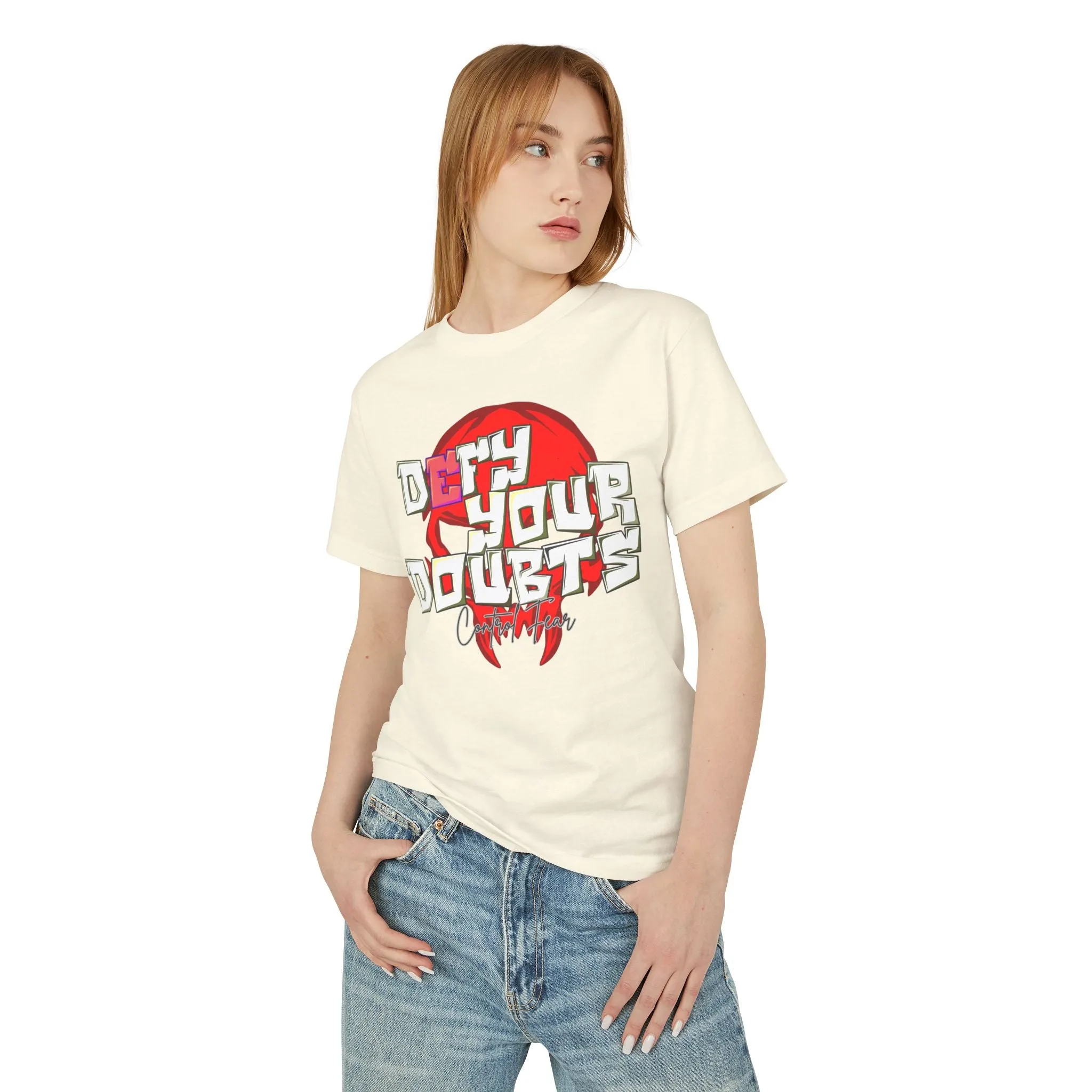 Defy Your Doubts - Unisex Garment-Dyed Heavyweight Cotton Tee