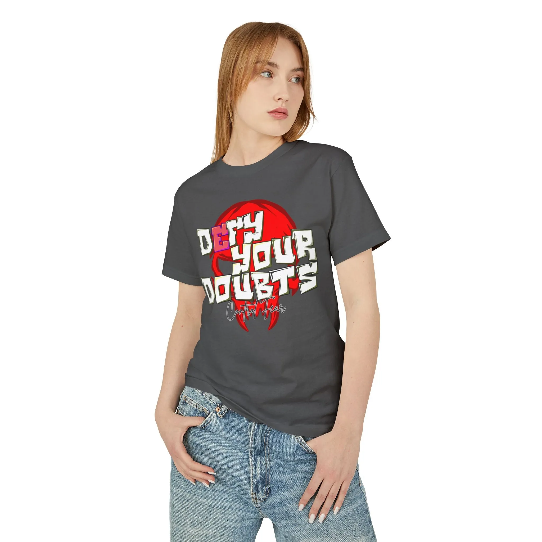 Defy Your Doubts - Unisex Garment-Dyed Heavyweight Cotton Tee
