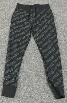 Disneyland Resort All Over Logo Lounge Sweatpants Joggers Size Small