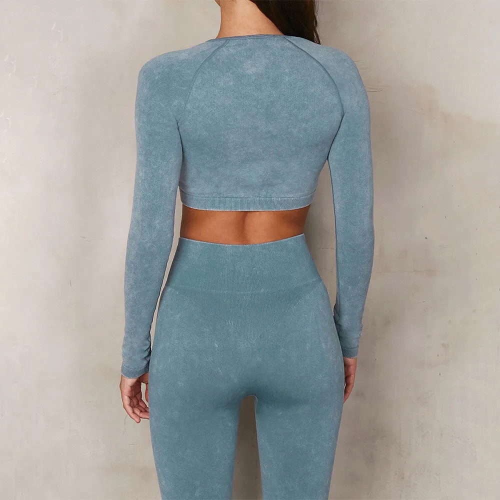 Double zippers Pant Set