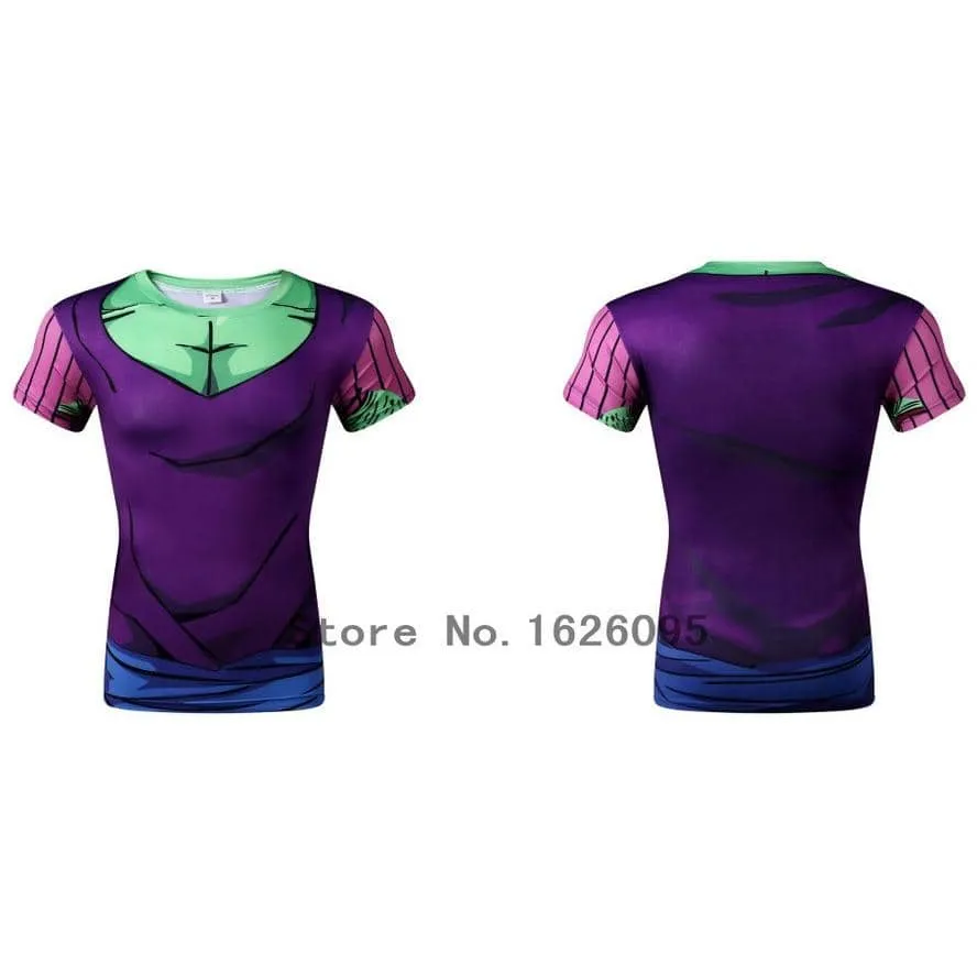 Dragon Purple Compression Shirt Short Sleeve
