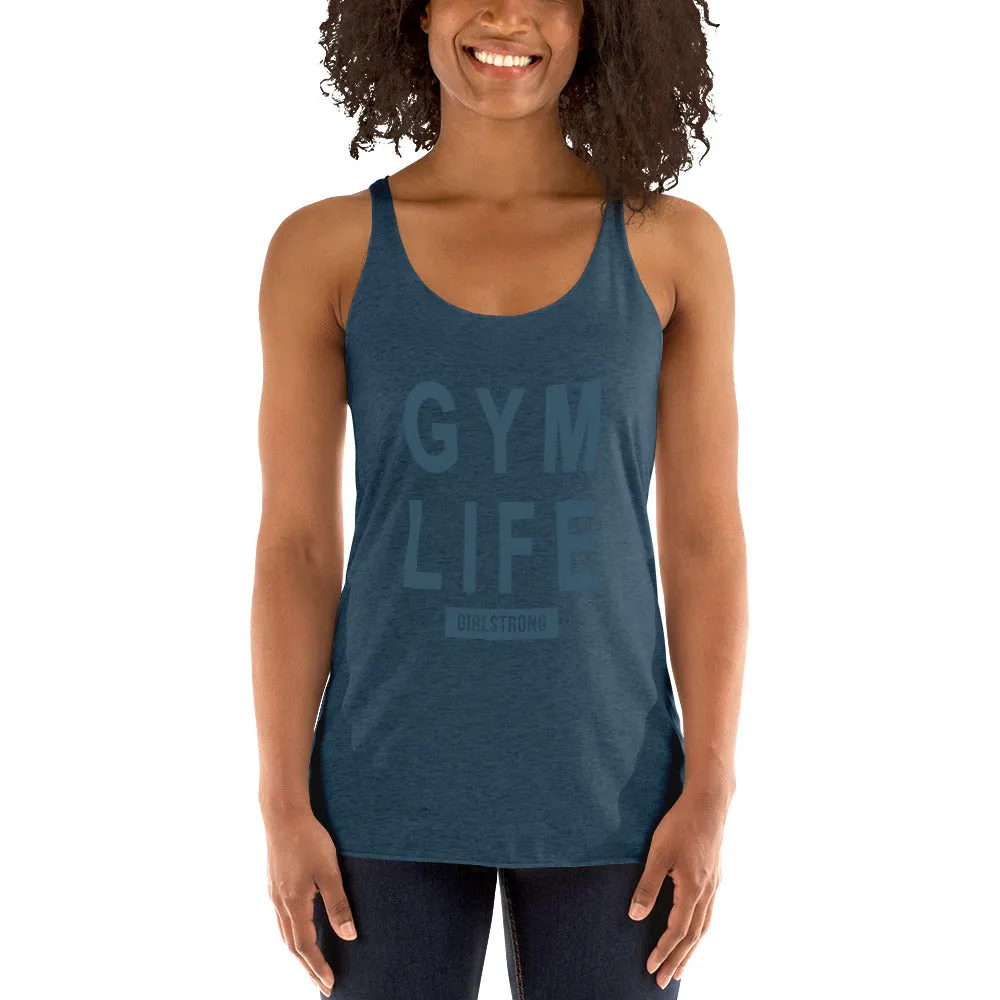 ELEVATED SCULPT RACERBACK INDIGO TANK TOP FOR WOMEN - GYM LIFE
