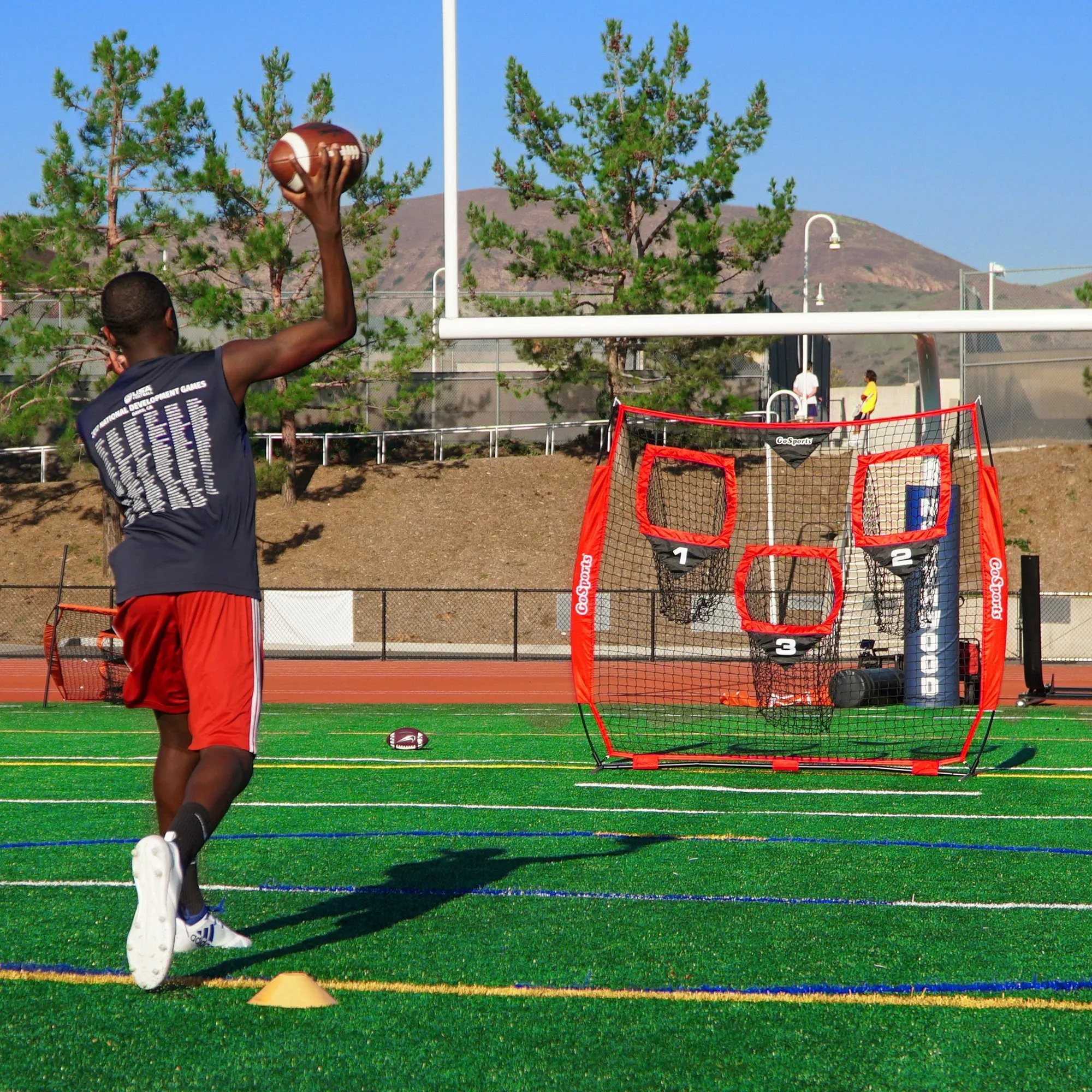 GoSports 6 ft x 6 ft Football Training Target Net