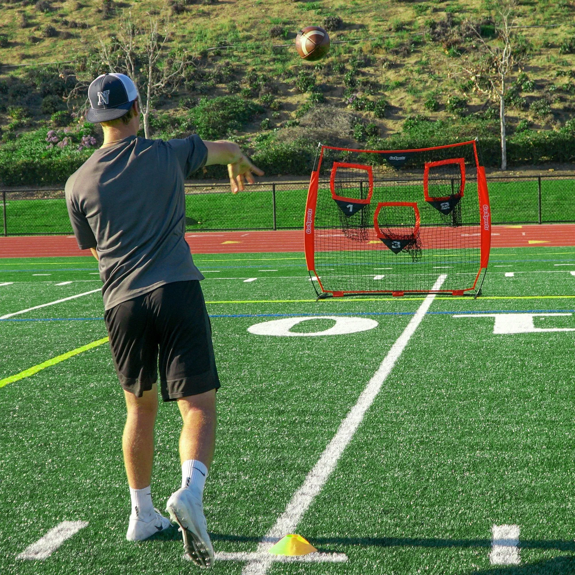 GoSports 6 ft x 6 ft Football Training Target Net