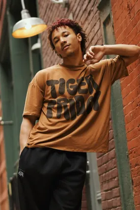 Graffiti Oversized T-Shirt - Toast