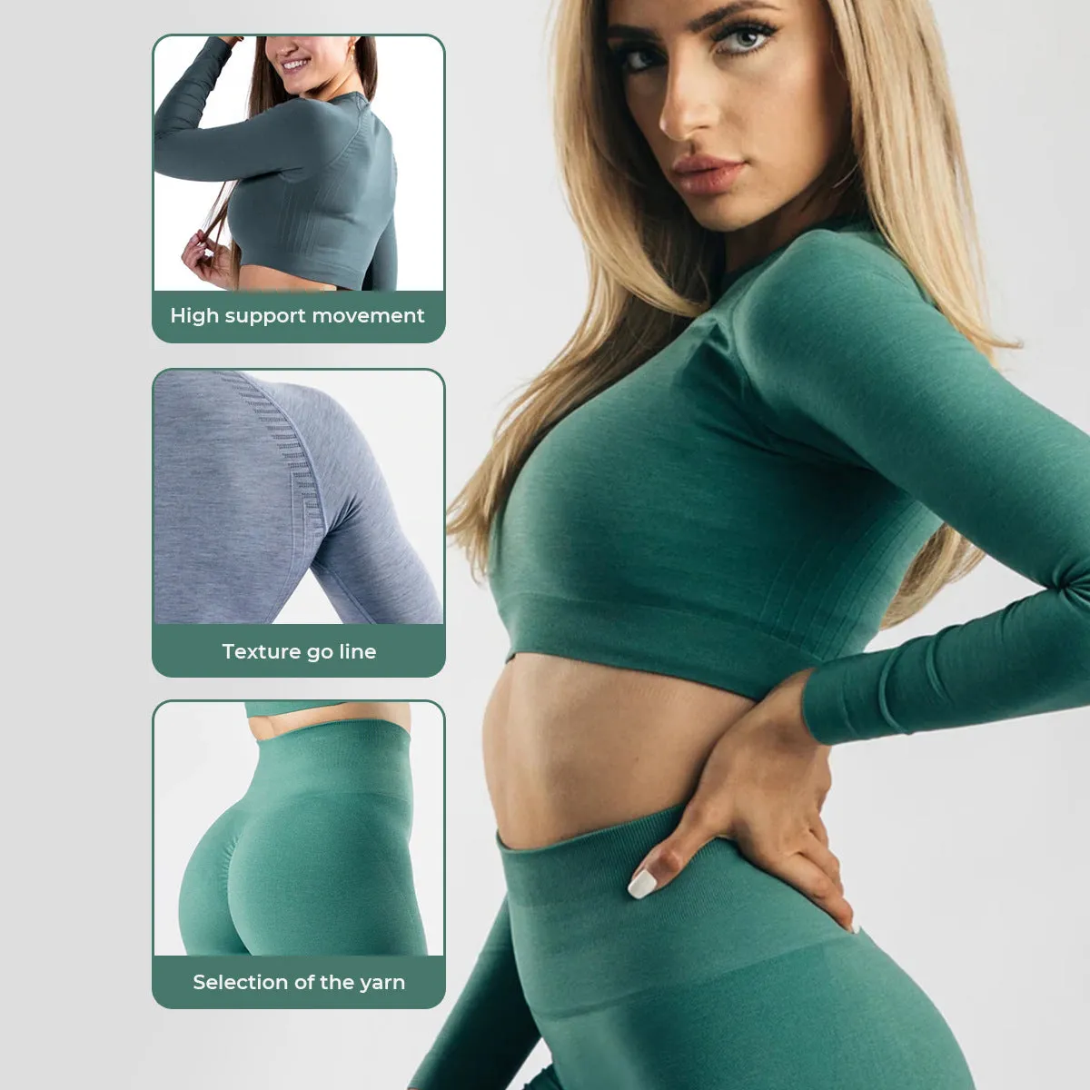 Gym Fitness Seamless Yoga Sets