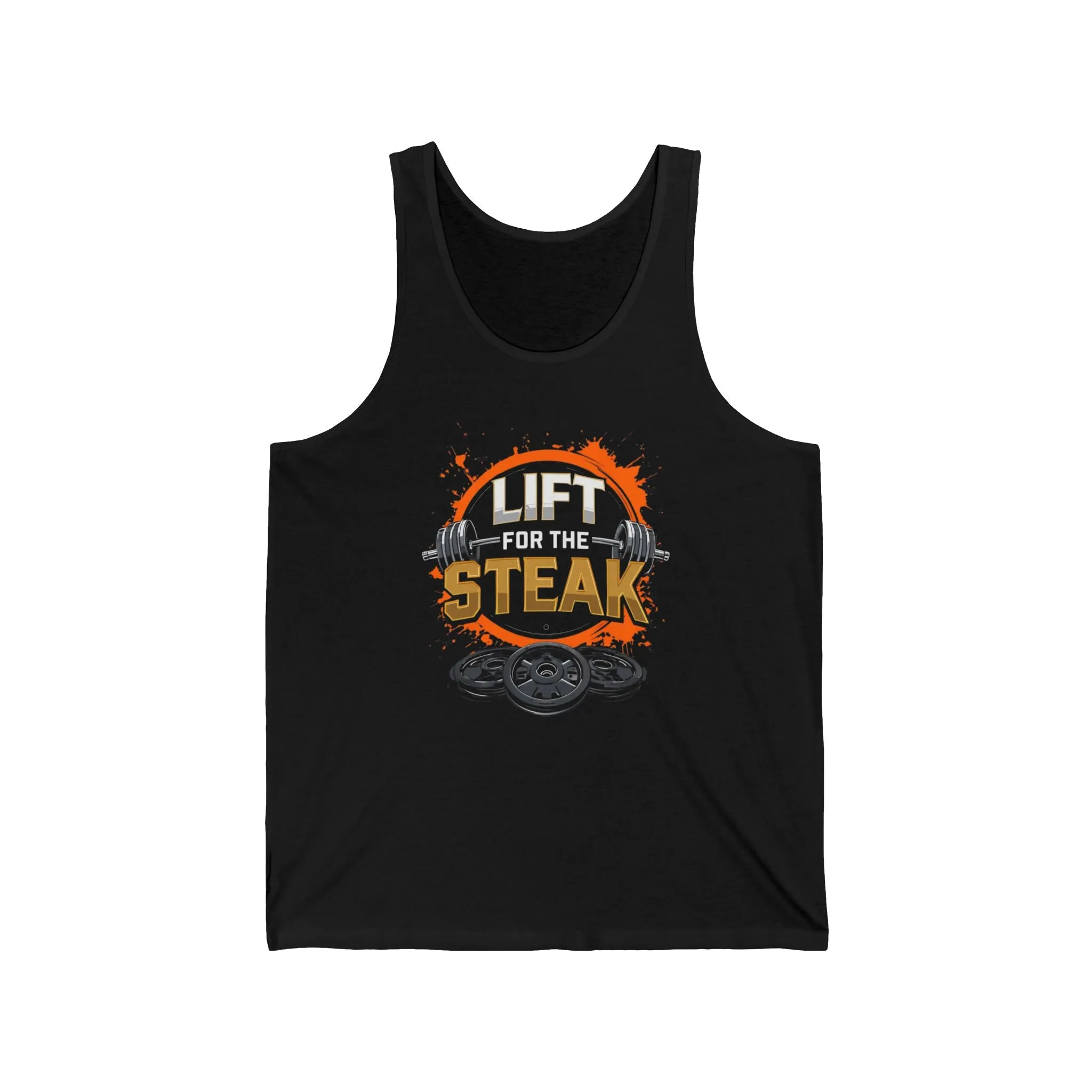 Gym Tank Top Workout Tank Tops for Gym Lovers gifts for Men presents for Christmas present for Bodybuilding Tanks Lift for Steak Shirt