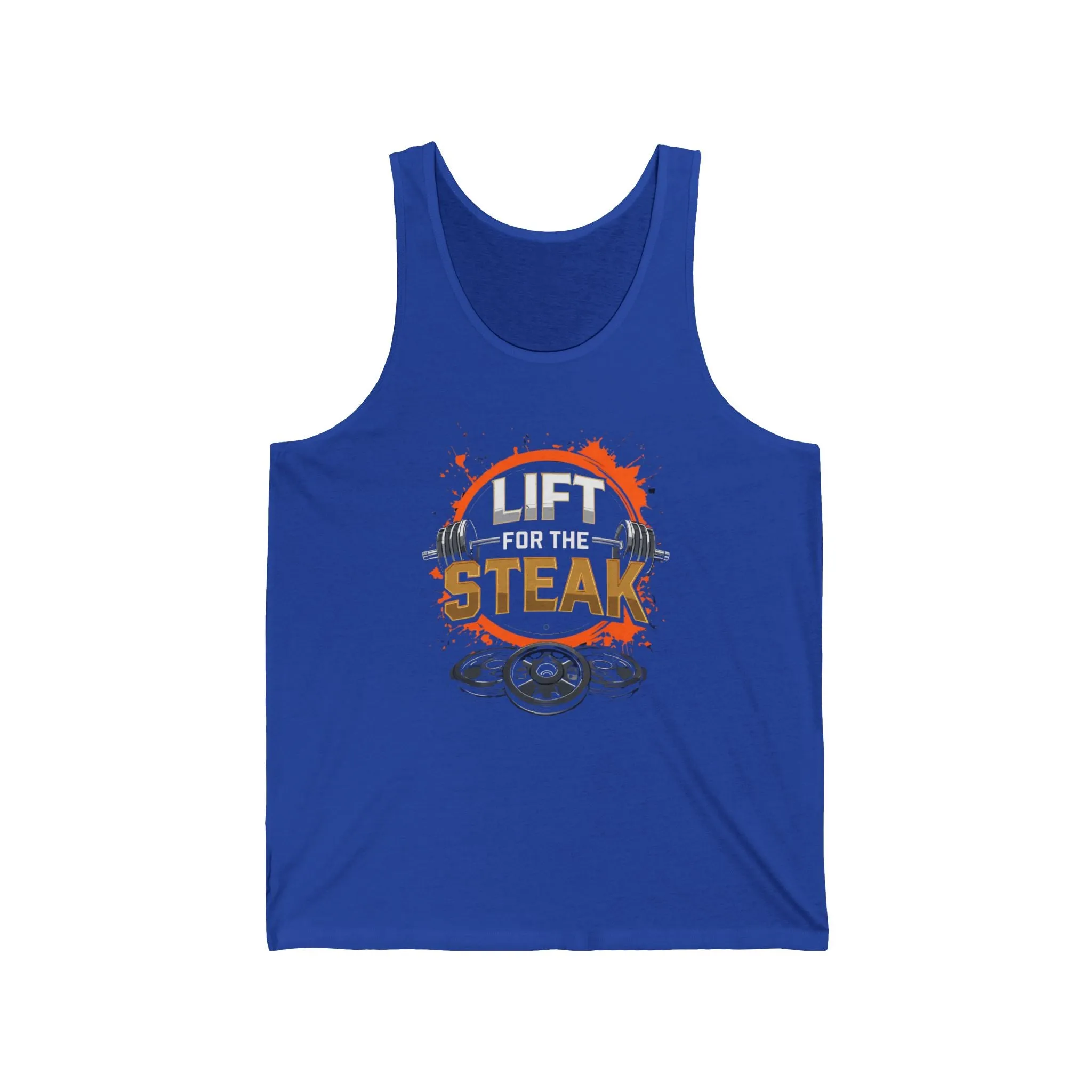 Gym Tank Top Workout Tank Tops for Gym Lovers gifts for Men presents for Christmas present for Bodybuilding Tanks Lift for Steak Shirt