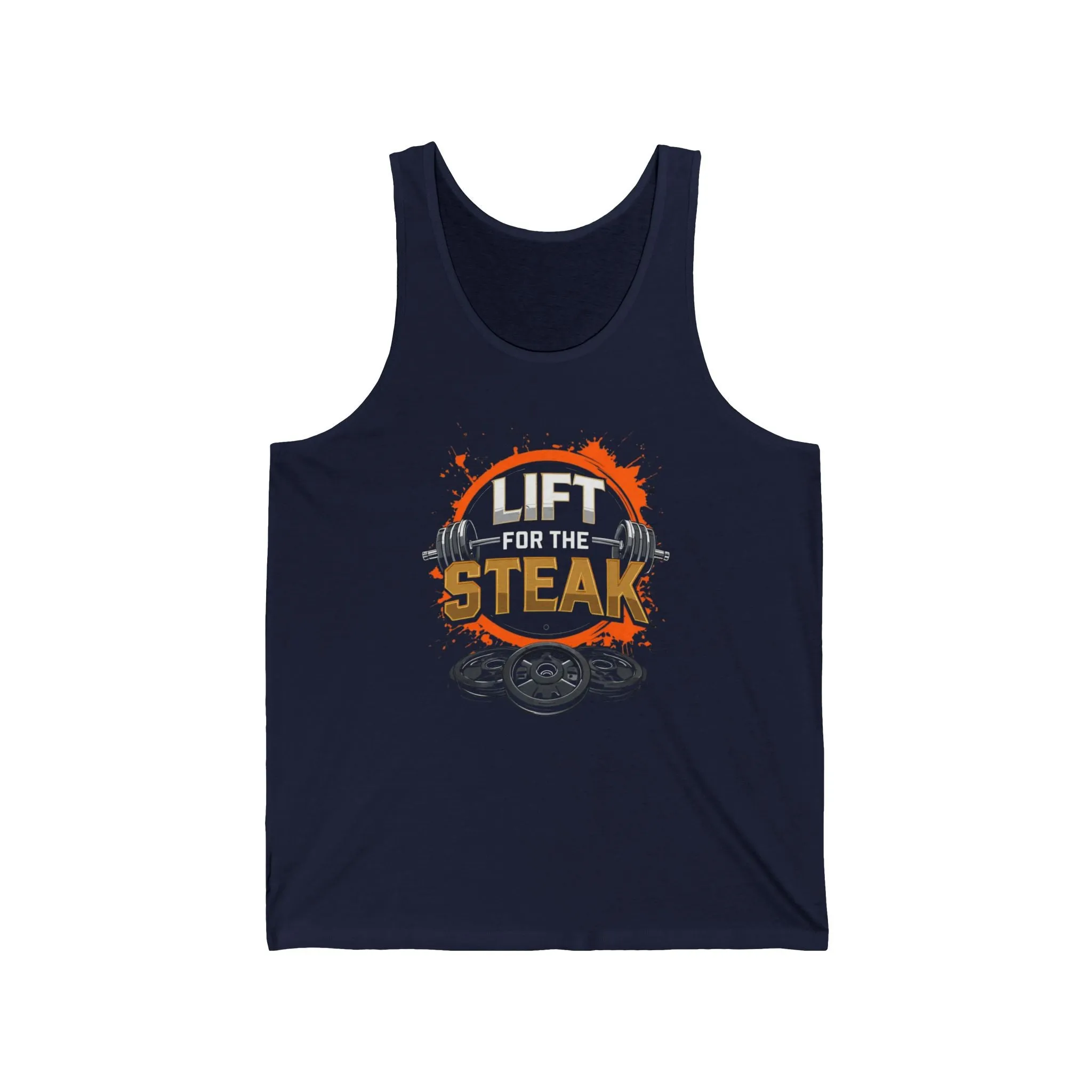 Gym Tank Top Workout Tank Tops for Gym Lovers gifts for Men presents for Christmas present for Bodybuilding Tanks Lift for Steak Shirt