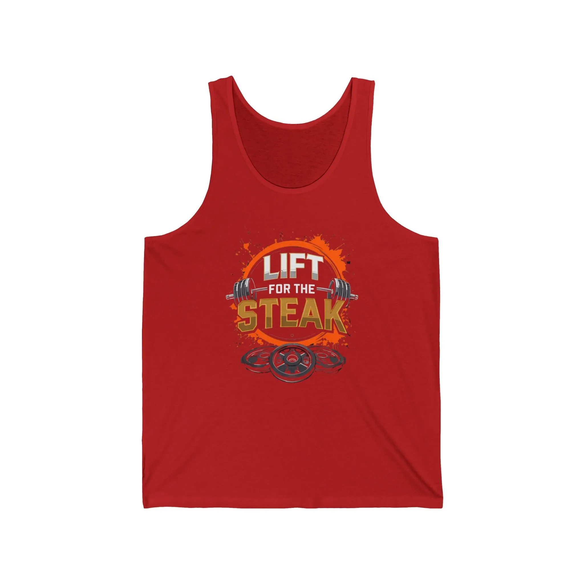 Gym Tank Top Workout Tank Tops for Gym Lovers gifts for Men presents for Christmas present for Bodybuilding Tanks Lift for Steak Shirt