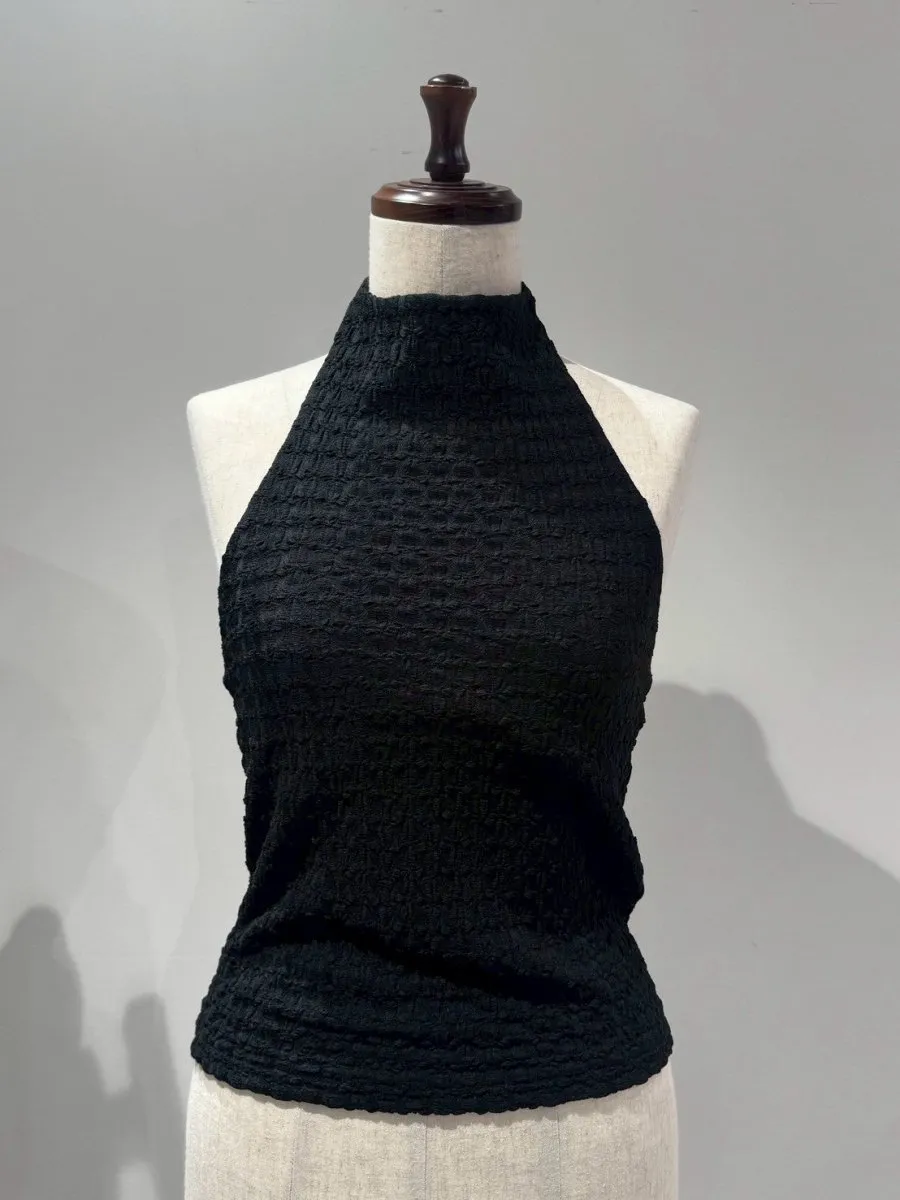 halter neck tops/3color