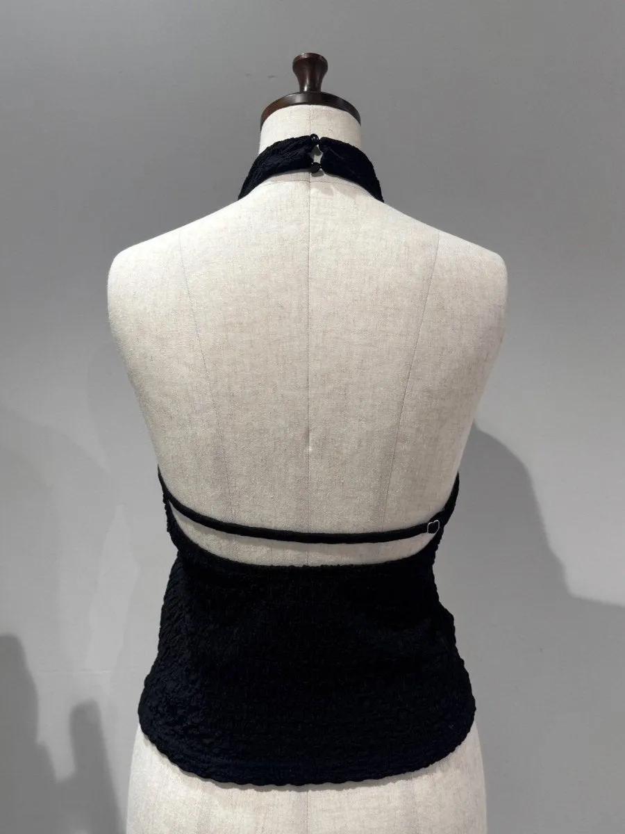 halter neck tops/3color