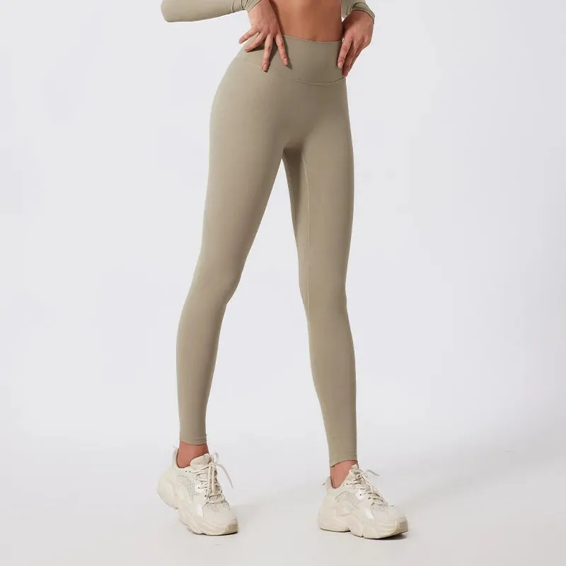 Hearuisavy High Waist Workout Leggings Quick-Dry Yoga Pants