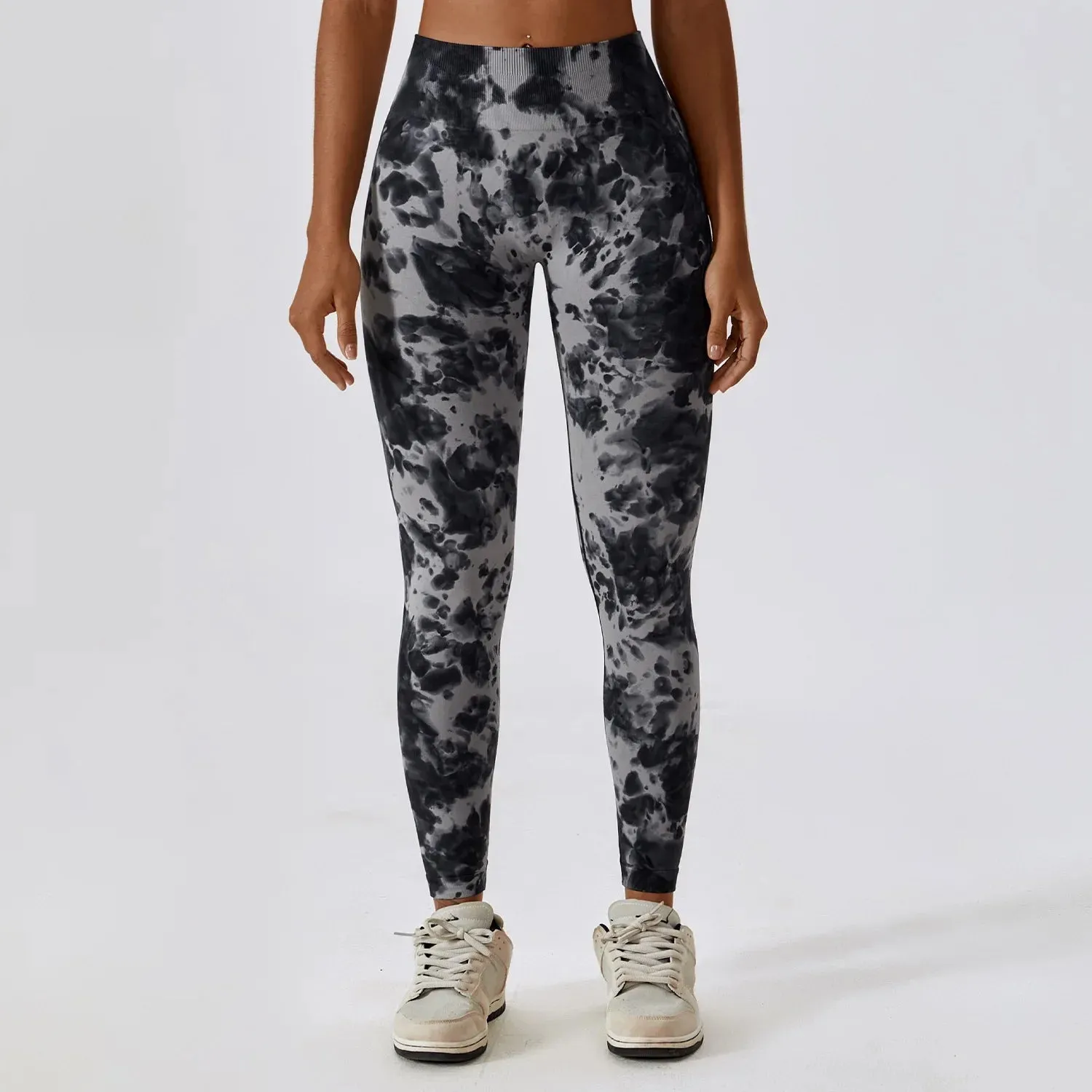 Hearuisavy Seamless Push Up Women Running Fitness Workout Tights Yoga Clothes Sports Leggings