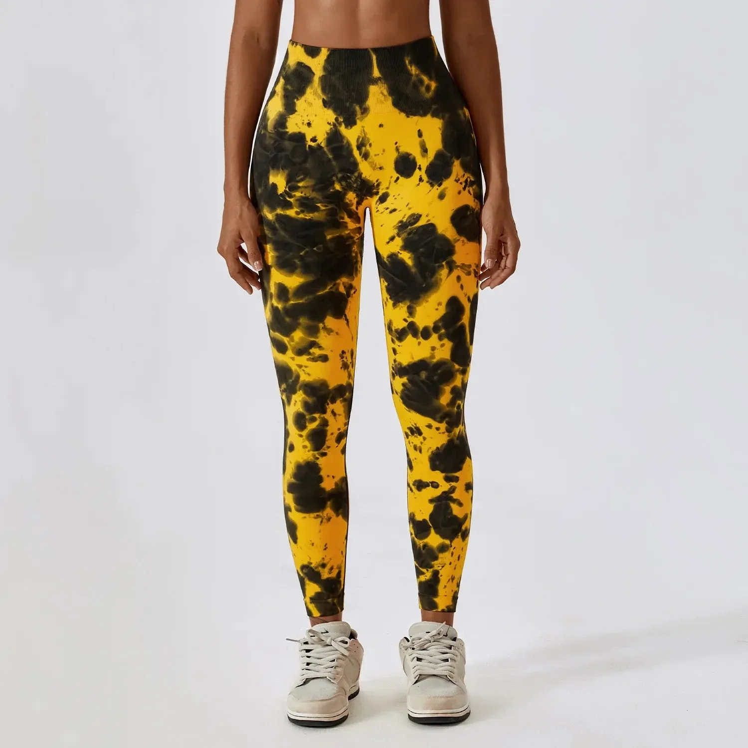 Hearuisavy Seamless Push Up Women Running Fitness Workout Tights Yoga Clothes Sports Leggings
