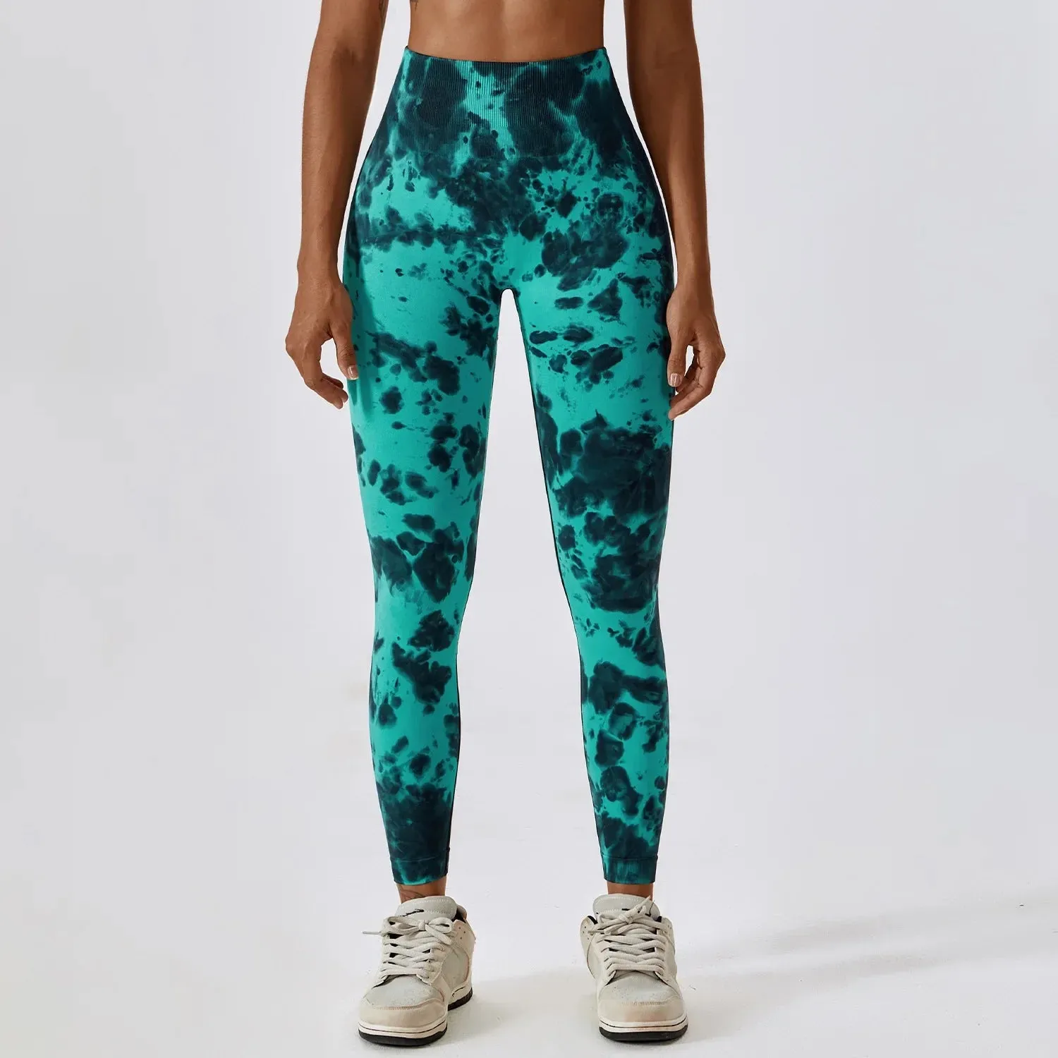 Hearuisavy Seamless Push Up Women Running Fitness Workout Tights Yoga Clothes Sports Leggings